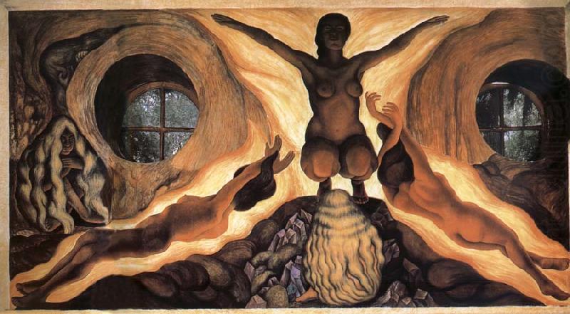 Diego Rivera The Power from underground china oil painting image